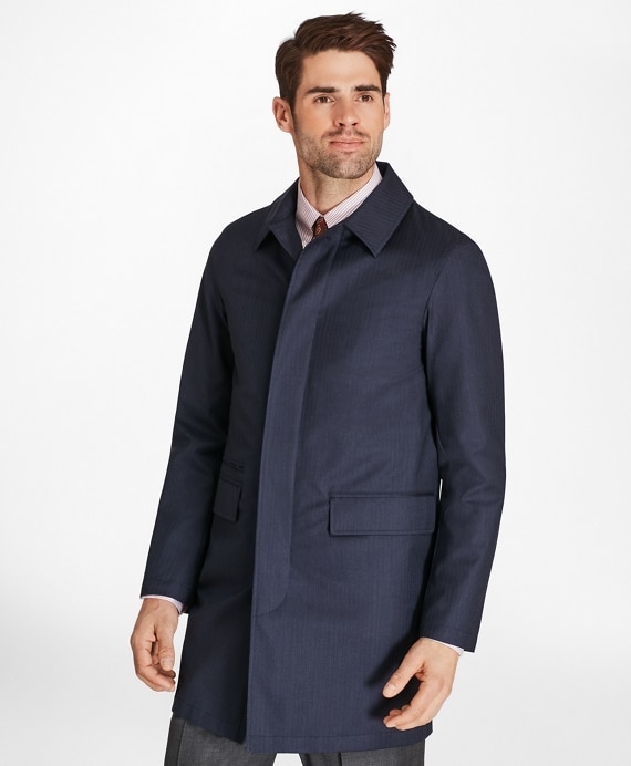 Herringbone Trench Coat