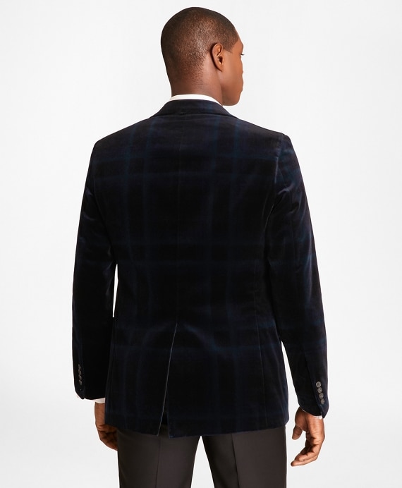 Regent Fit Black Watch Velvet Tuxedo Jacket