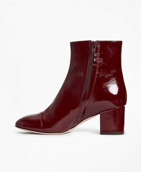 Patent Leather Ankle Boots