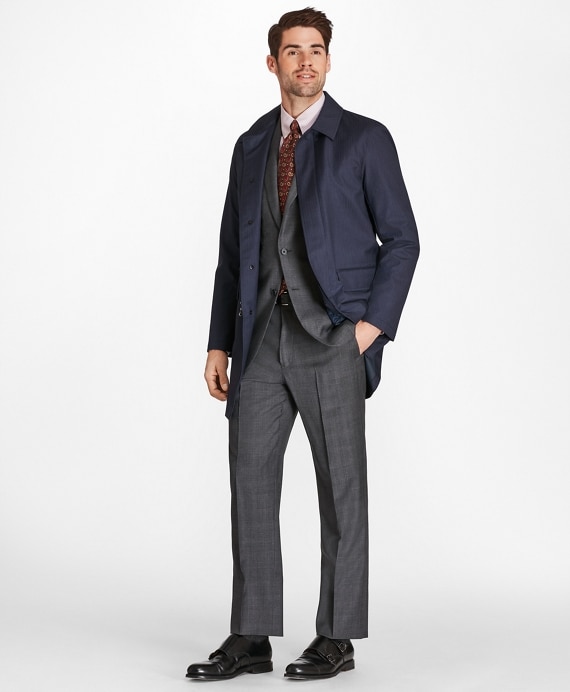 Herringbone Trench Coat