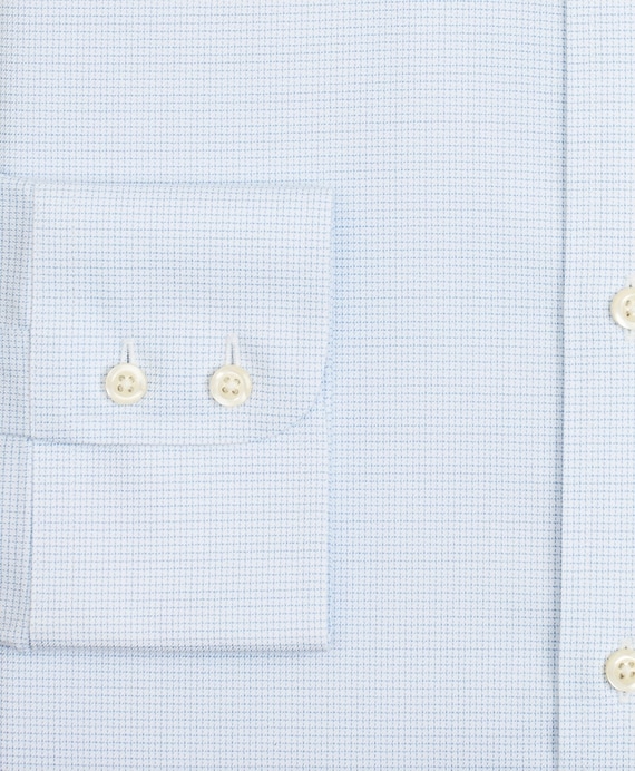 Stretch Madison Classic-Fit Dress Shirt, Non-Iron Twill Ainsley Collar Micro-Check