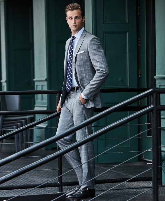 Silver Buckle Leather Dress Belt