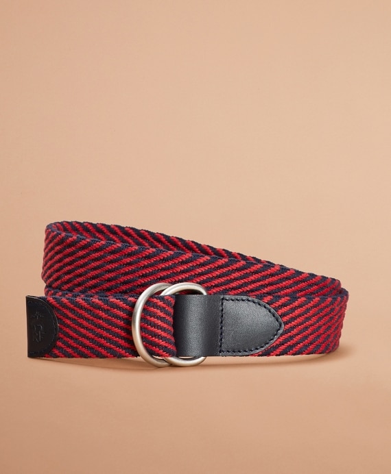 Striped Canvas Belt