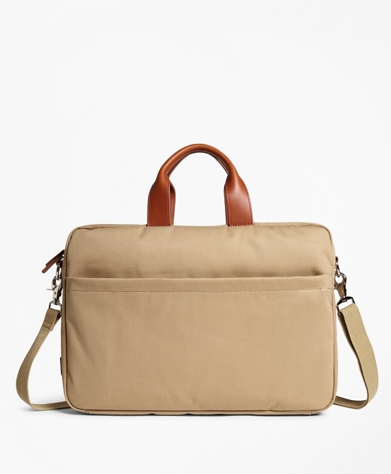 Brushed Cotton Twill Briefcase