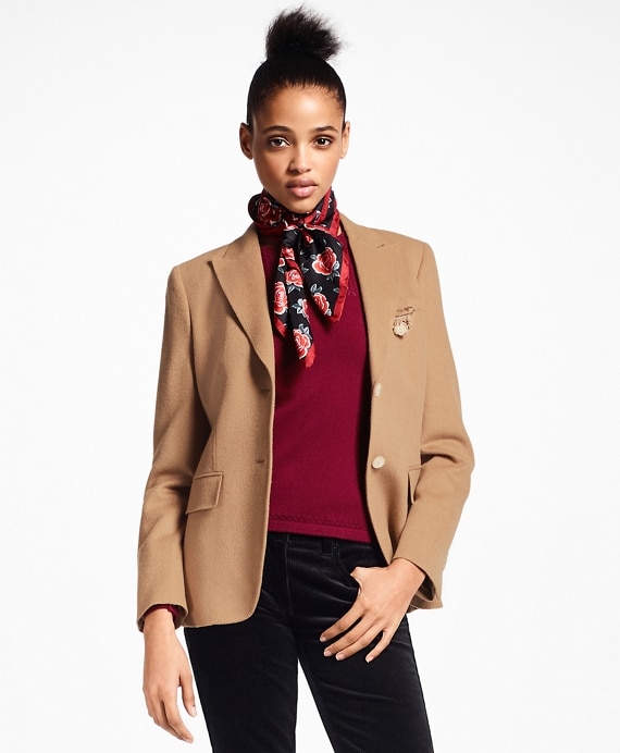 Petite Camel Hair Jacket