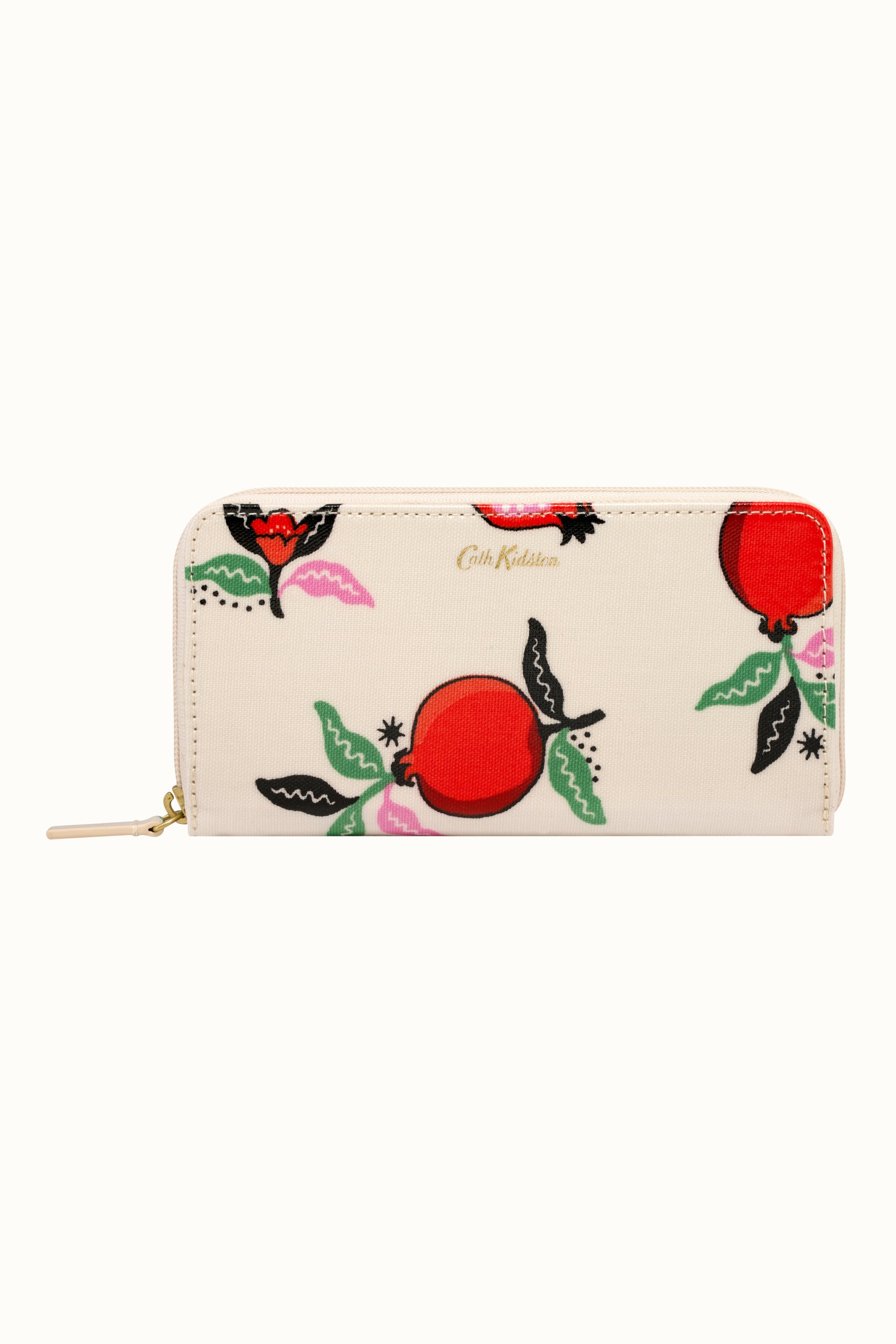 Pomegranate Continental Zip Wallet