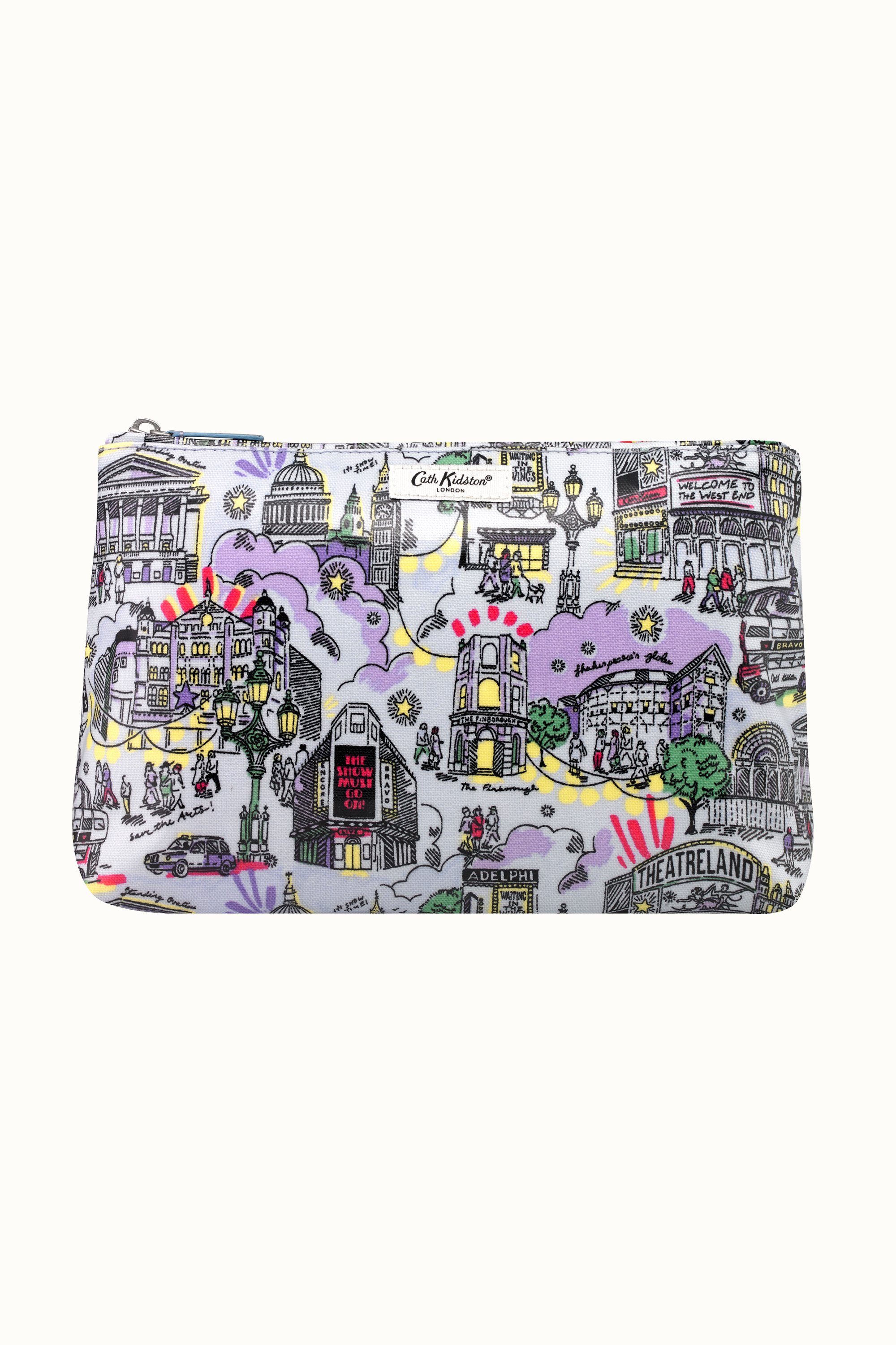London West End Small Zip Cosmetic Bag