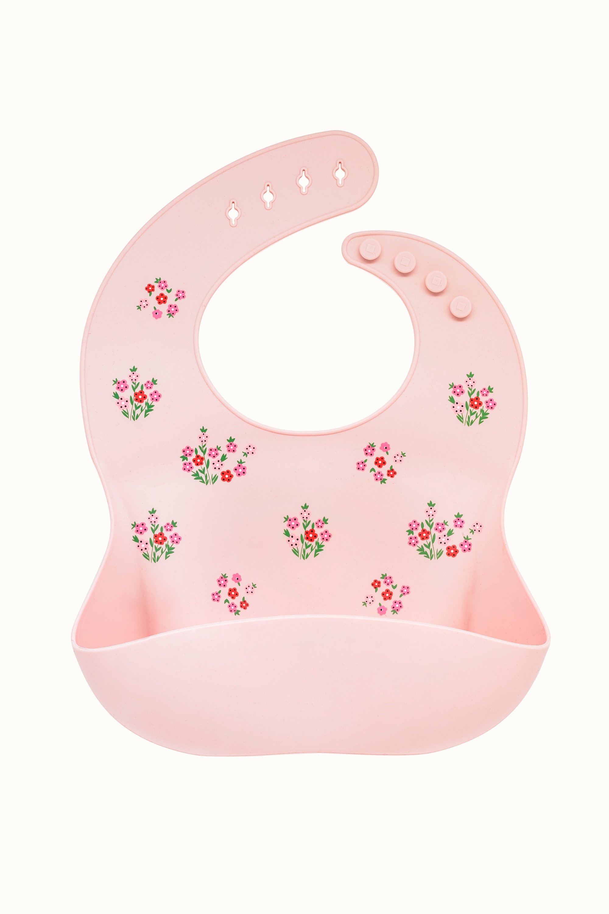 Baby Strawberry Silicon Bib
