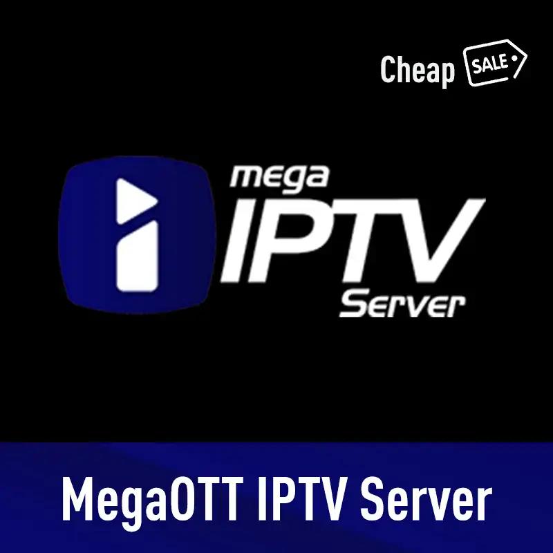 Best Price Megaott IPTV Stable Working Mega Ott Ott Subscription M3u List IPTV Reseller Panel Free Trial World for Smart TV
