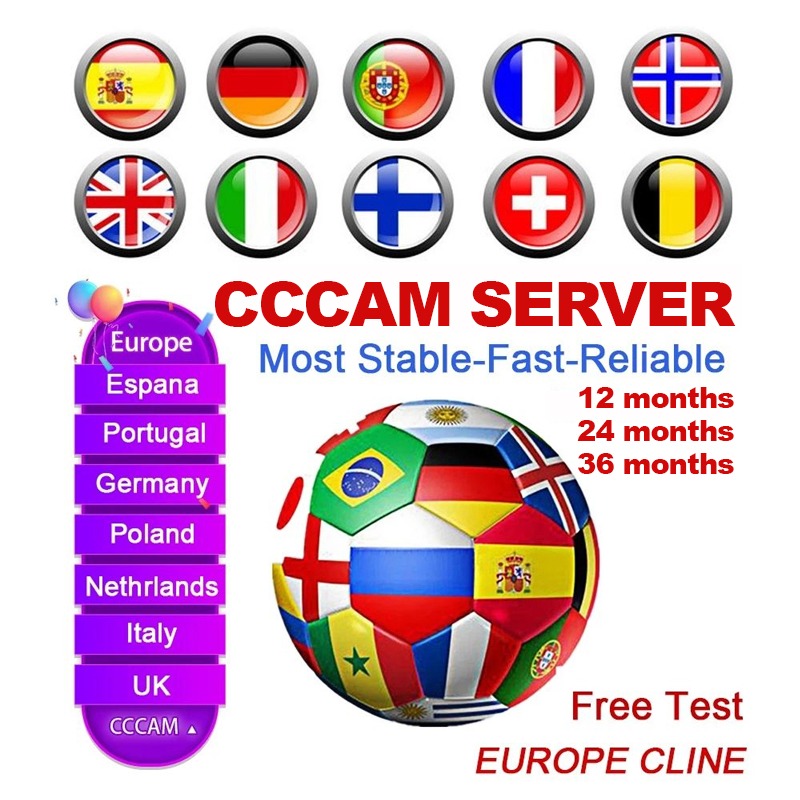 Smax Cccam Cline Stable Fast Sever Poland Slovakia Europe For DVB-S2 Satellite TV Receiver Reseller Panel