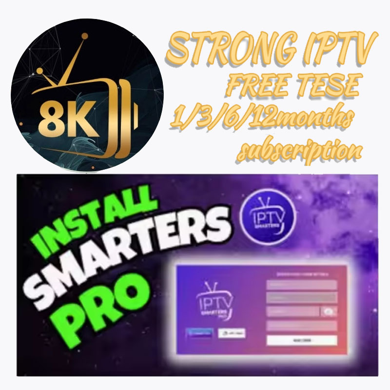 4K Smarter Strong IPTV Server Best M3u Free Test for Nordics Croatia Spain Latinos Arabic Xxx Sports Channels