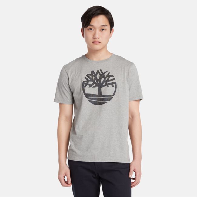 Men's Short Sleeve Seasonal Camo Tree Logo T-Shirt
