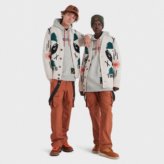 Timberland® x Nina Chanel Abney Intarsia Cardigan