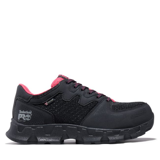 Women's Timberland PRO® Powertrain Mixed-Media Alloy-Toe Work Shoes
