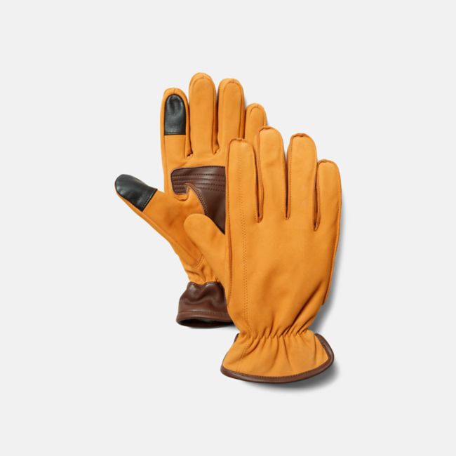 Men's Fleece-Lined Leather Gloves