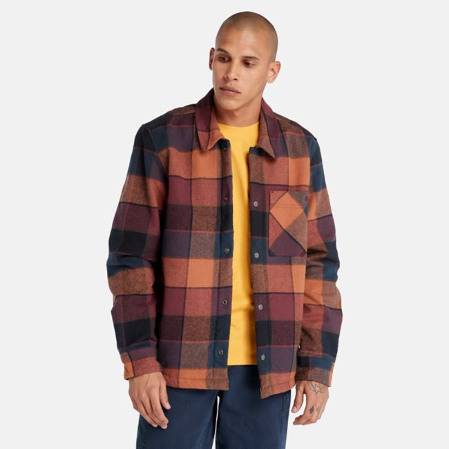 Men's Organic Cotton Fleece-Lined Overshirt
