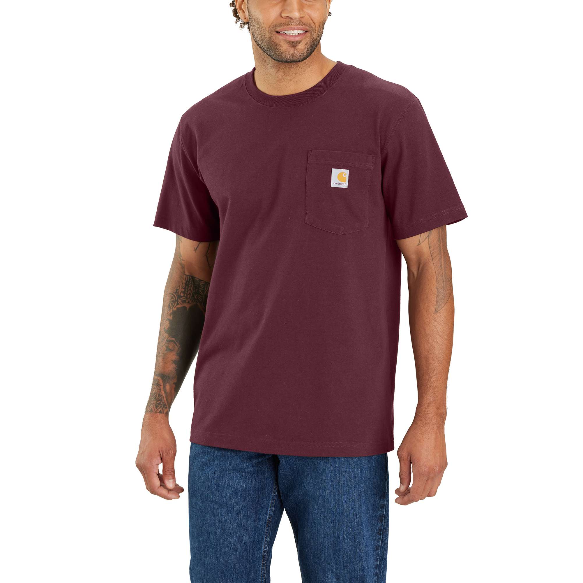 Relaxed Fit Heavyweight Short-Sleeve Pocket 1889 Graphic T-Shirt