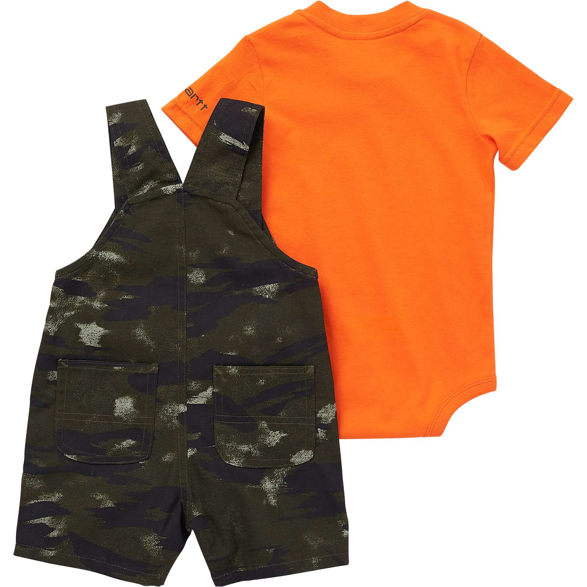 Boys' T-shirt and Canvas Camo Coverall Set (Infant)