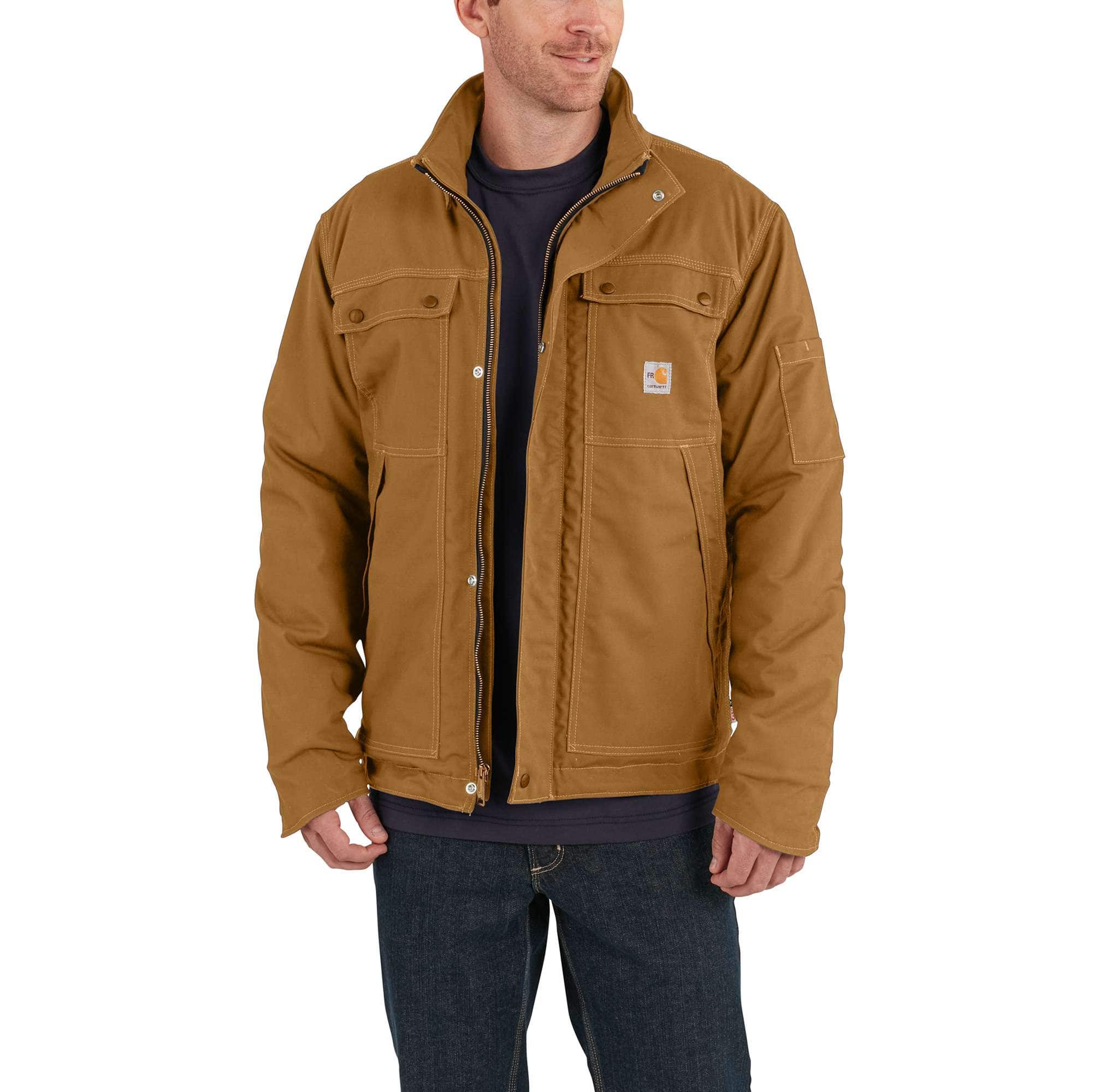 Flame-Resistant Full Swing® Quick Duck® Coat - 2 Warmer Rating