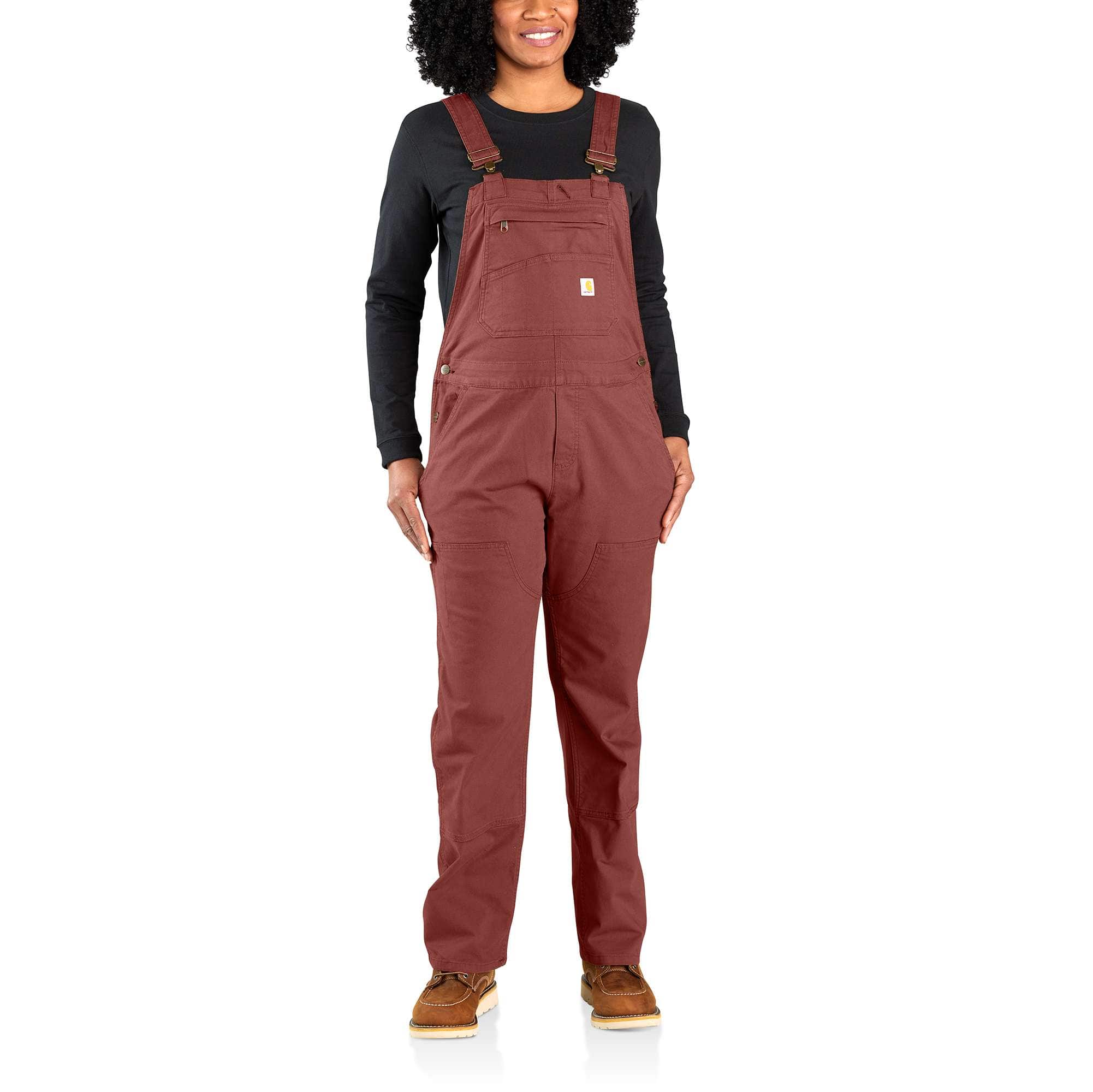 Women's Rugged Flex® Loose Fit Canvas Bib Overall