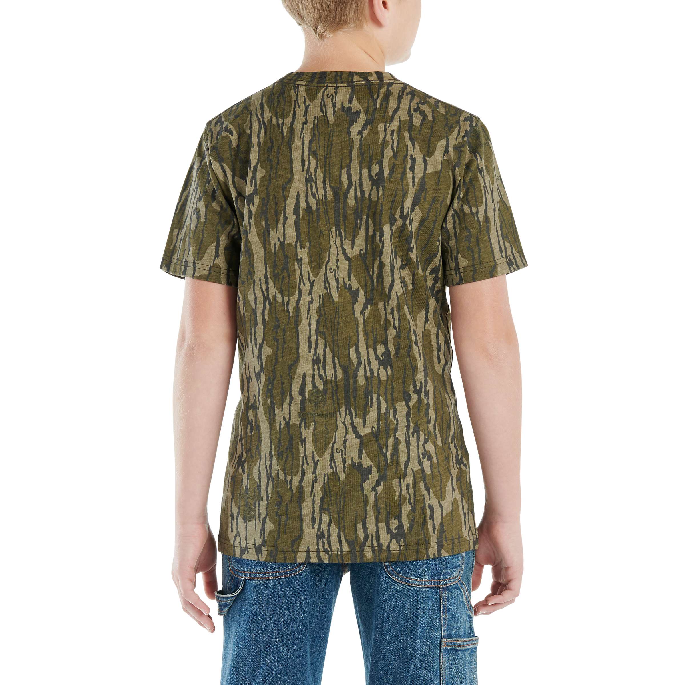 Boys' Short-Sleeve Camo Stripe T-Shirt