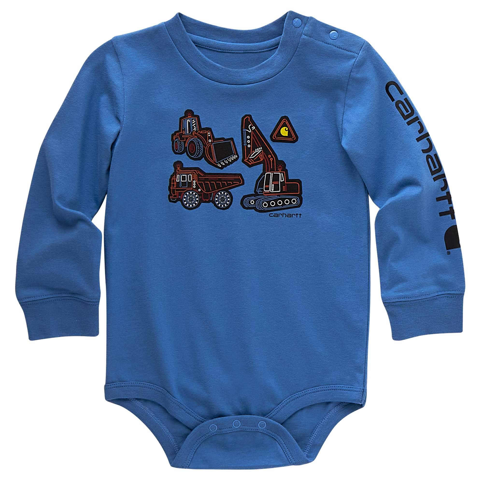 Boys' Long-Sleeve Construction Bodysuit