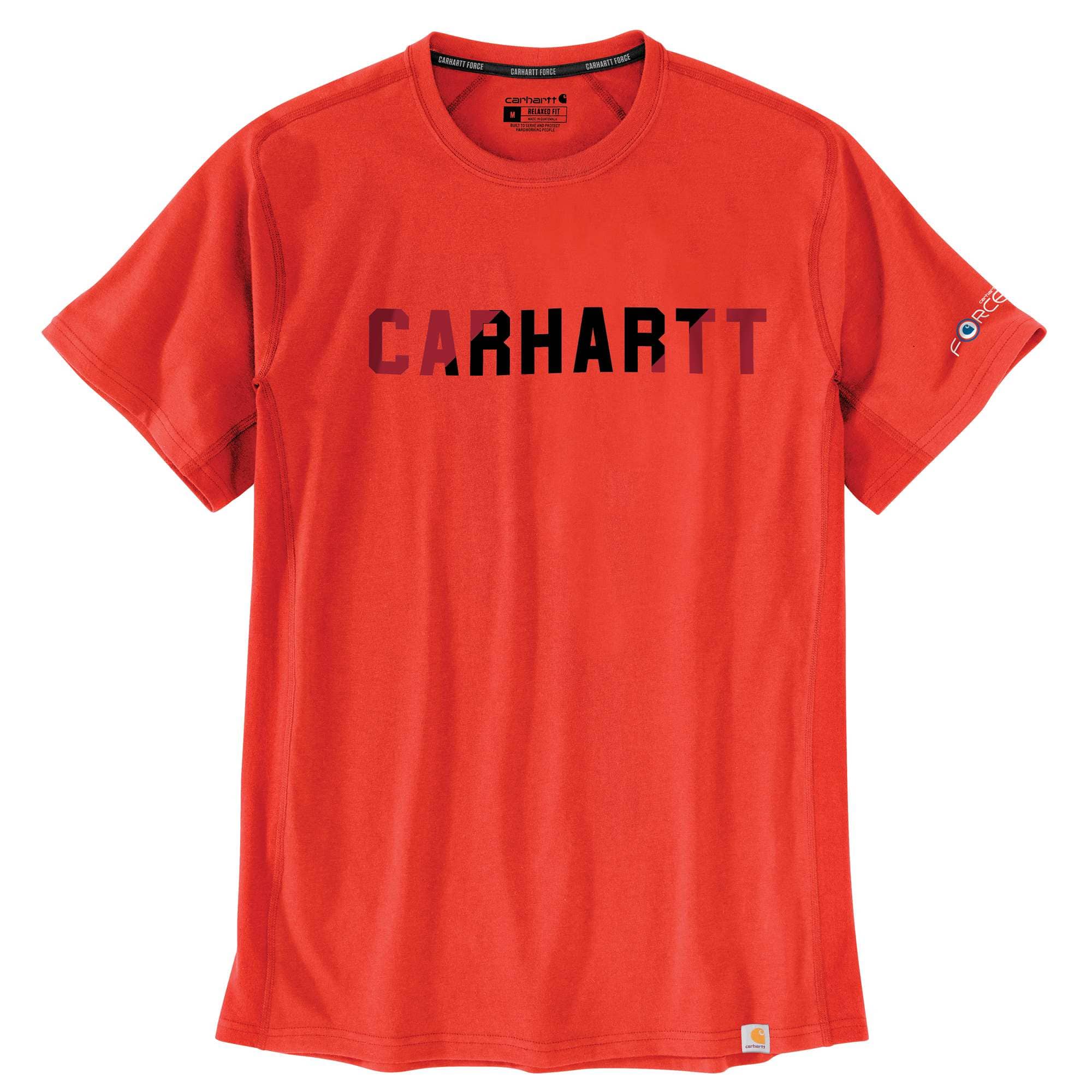 Carhartt Force® Relaxed Fit Midweight Short-Sleeve Block Logo Graphic T-Shirt