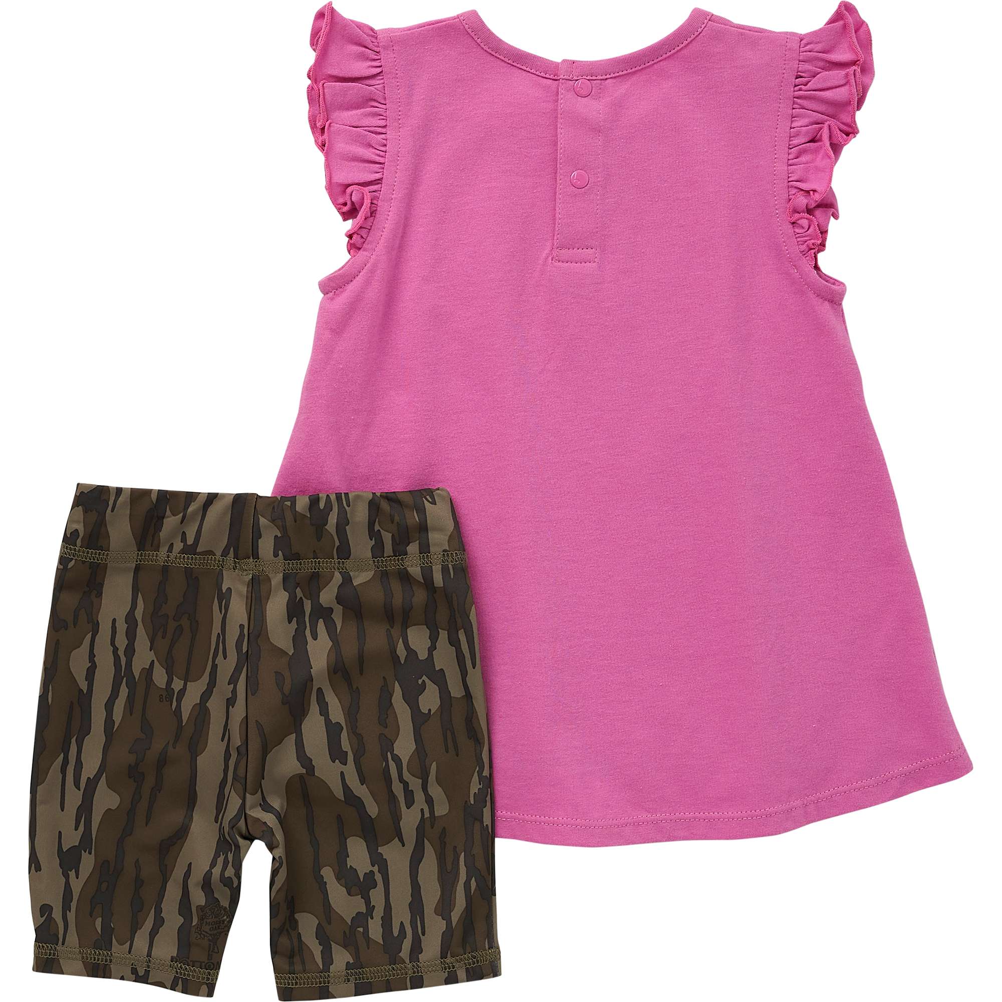 Girls' Deer Shirt and Camo Biker Short Set (Infant)