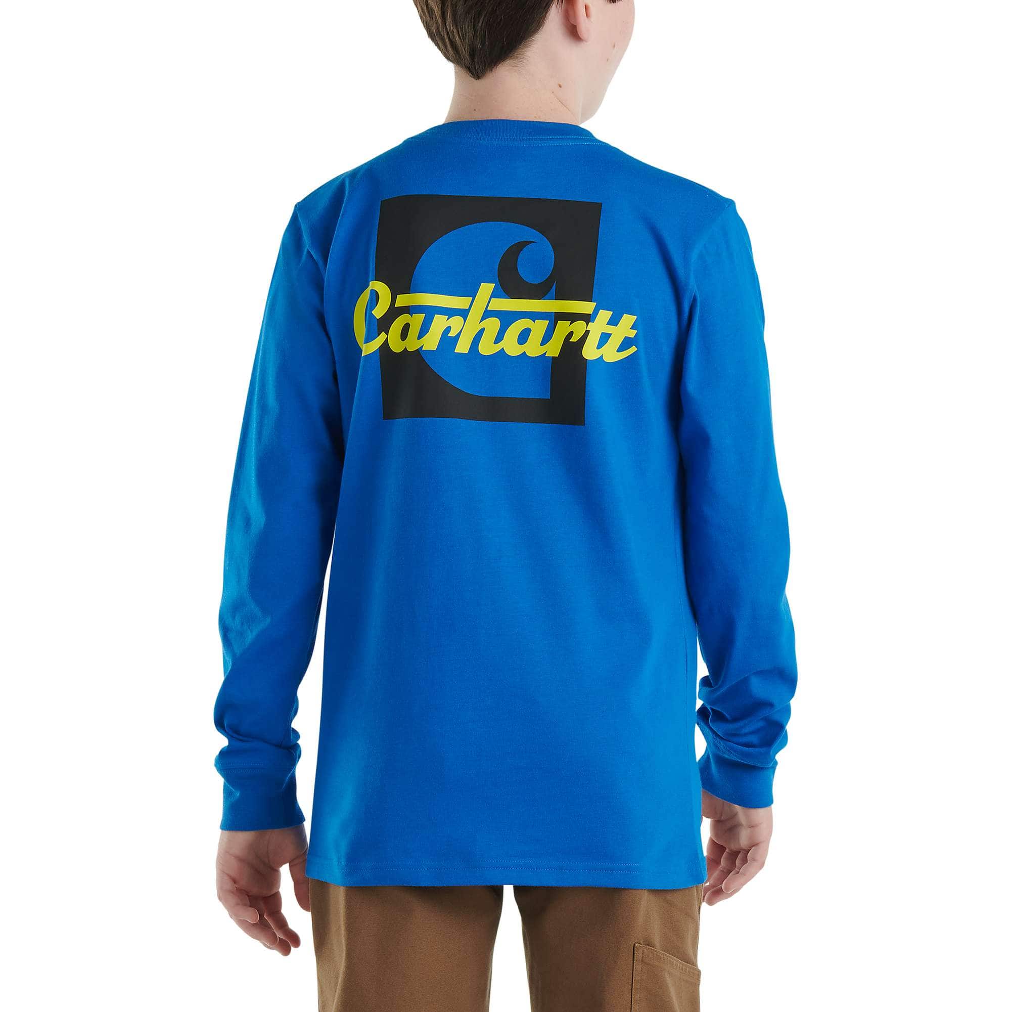 Boys' Long-Sleeve Pocket T-Shirt