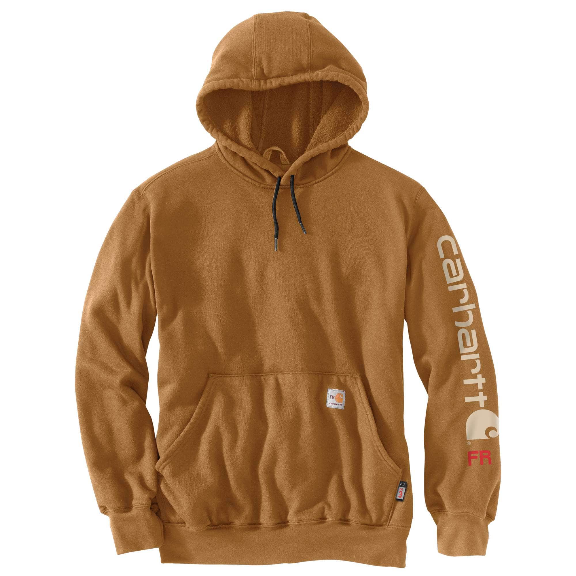 Flame-Resistant Carhartt Force® Loose Fit Midweight Hooded Logo Graphic Hoodie