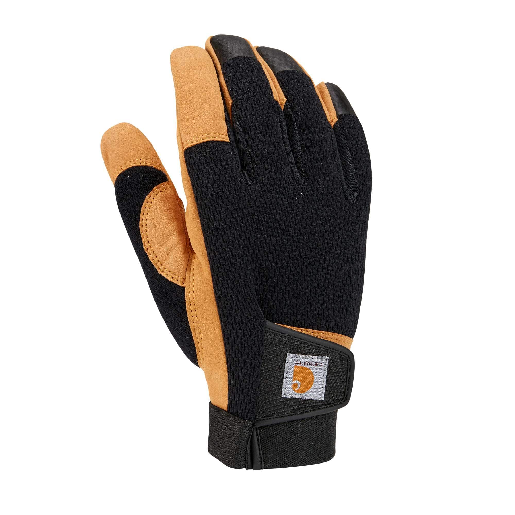 Men's Synthetic Leather High Dexterity Touch Sensitive Secure Grip Cuff Glove