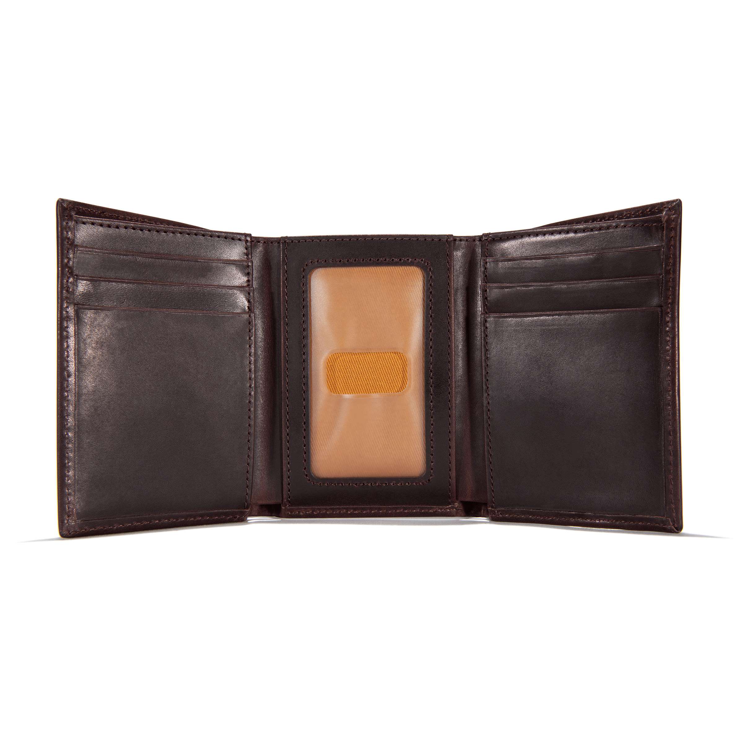 Oil Tan Trifold Wallet