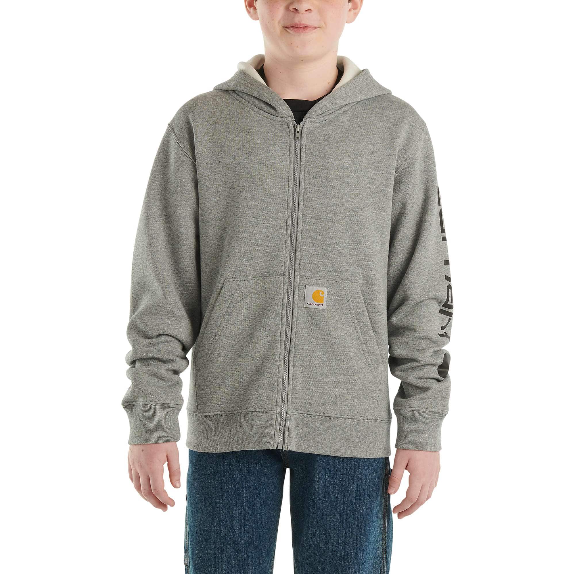 Boys' Long-Sleeve Full-Zip Logo Sweatshirt (Child/Youth)