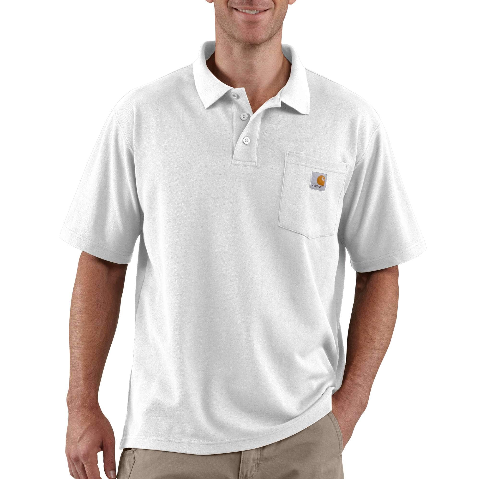 Loose Fit Midweight Short-Sleeve Pocket Polo
