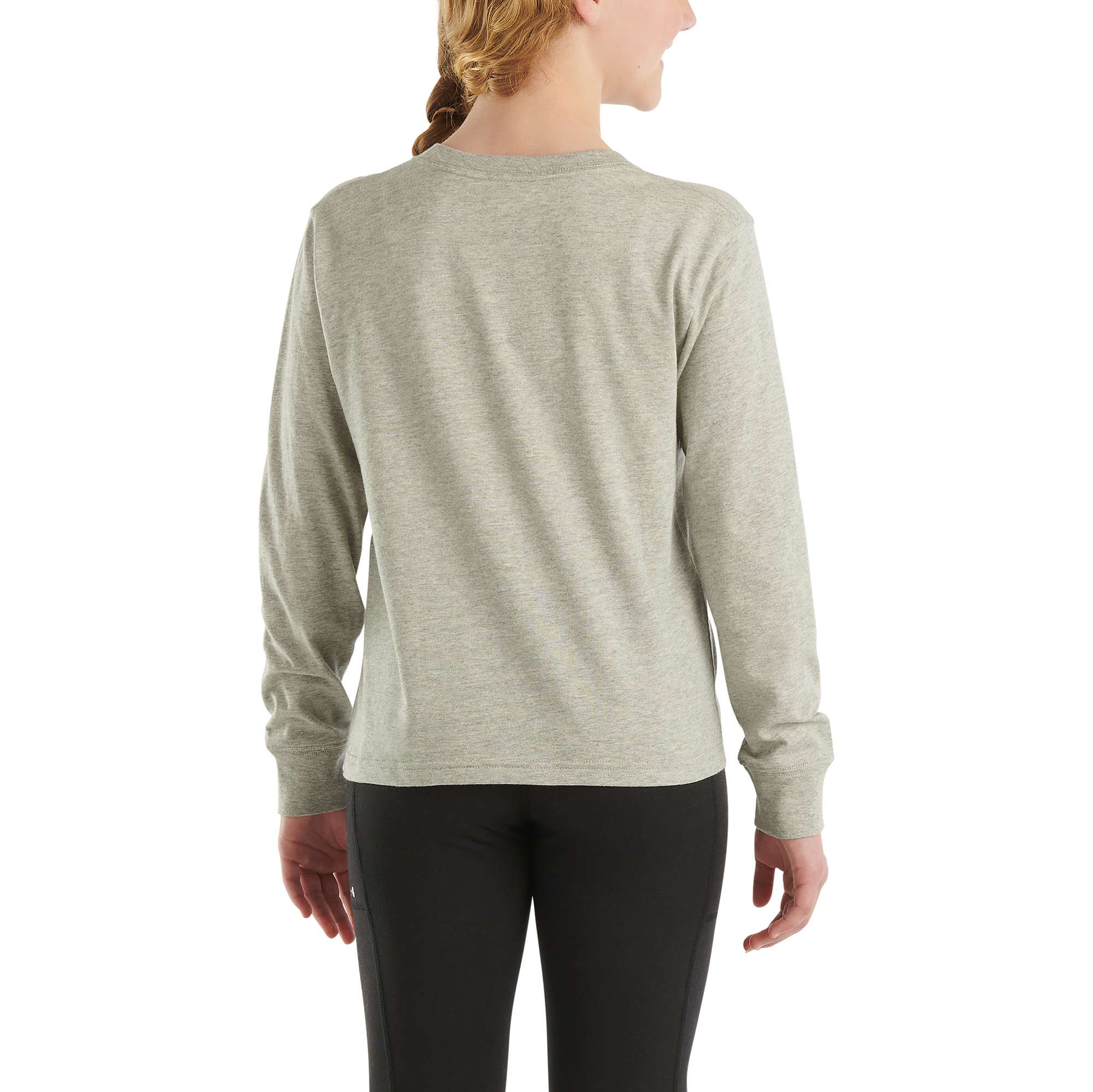 Girls' Long-Sleeve Horse Stripe T-Shirt