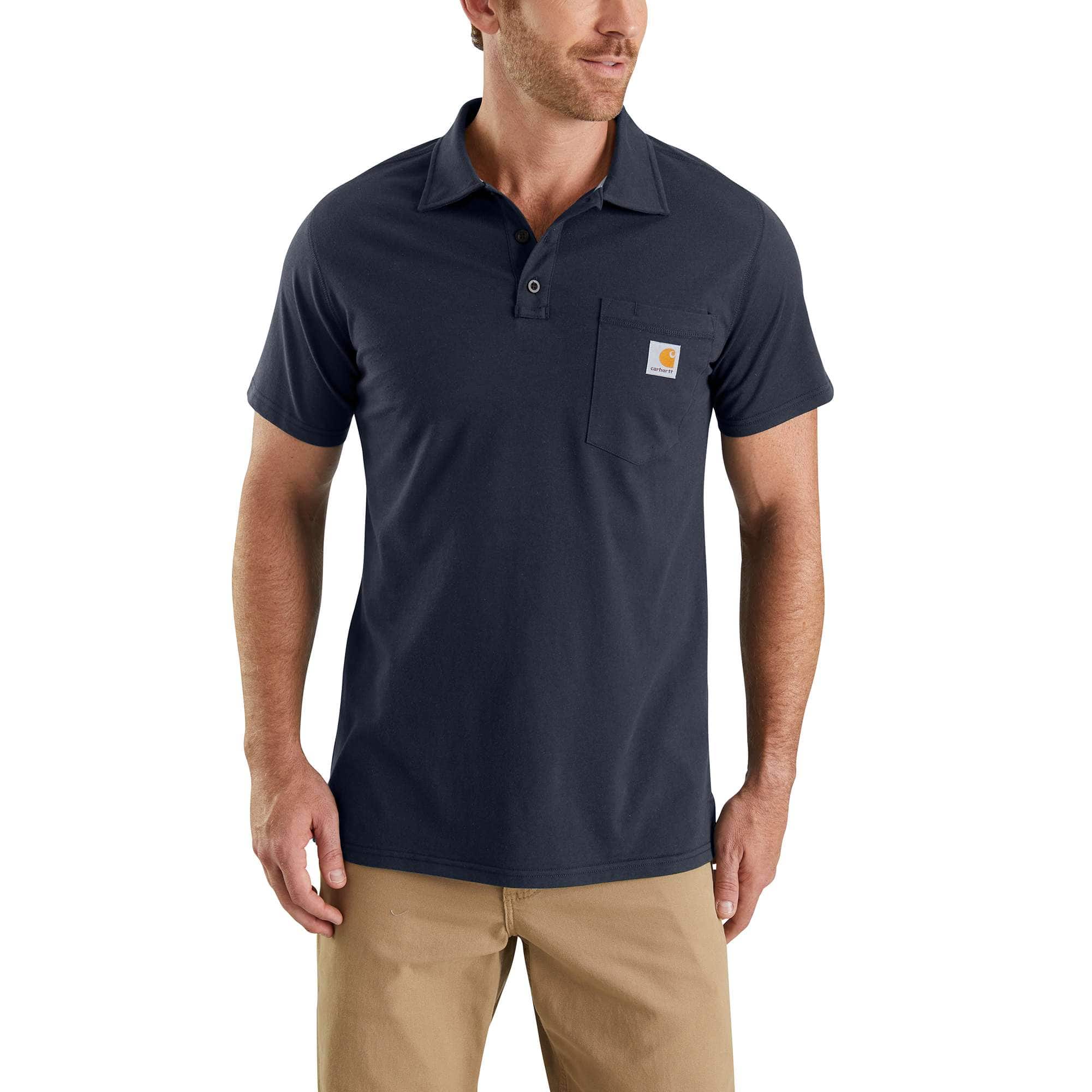 Carhartt Force® Relaxed Fit Midweight Short-Sleeve Pocket Polo