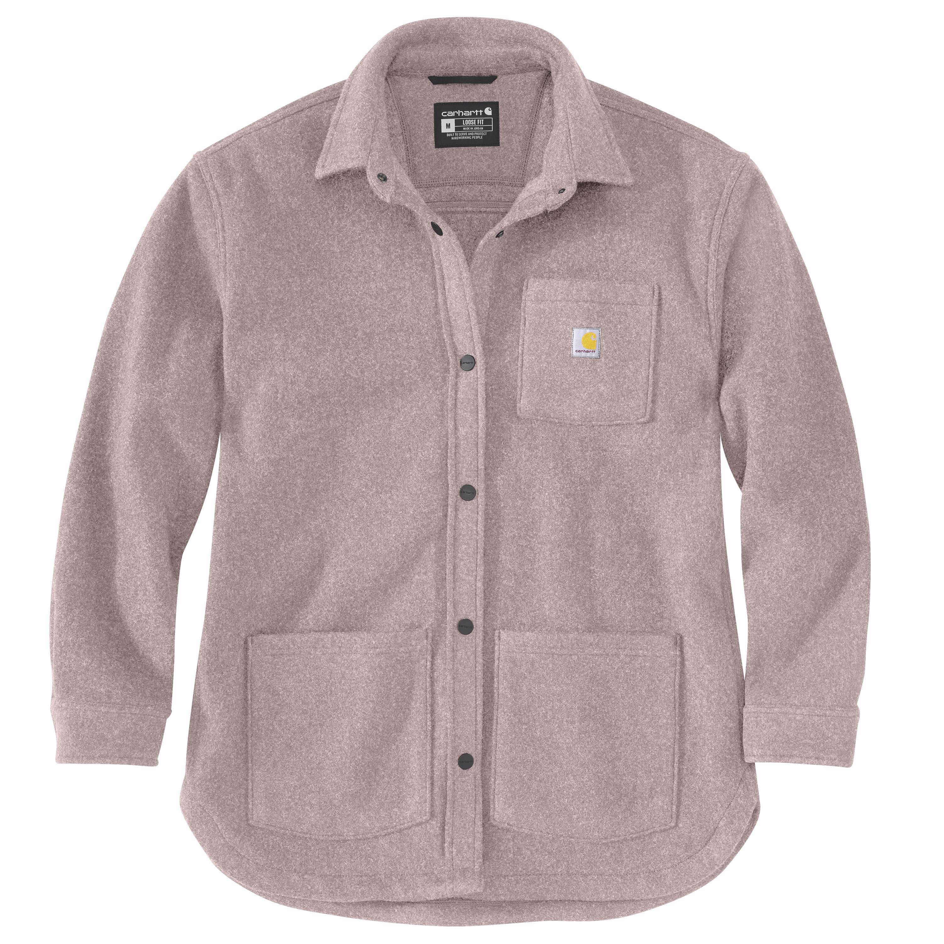 Women's Loose Fit Fleece Shirt Jac