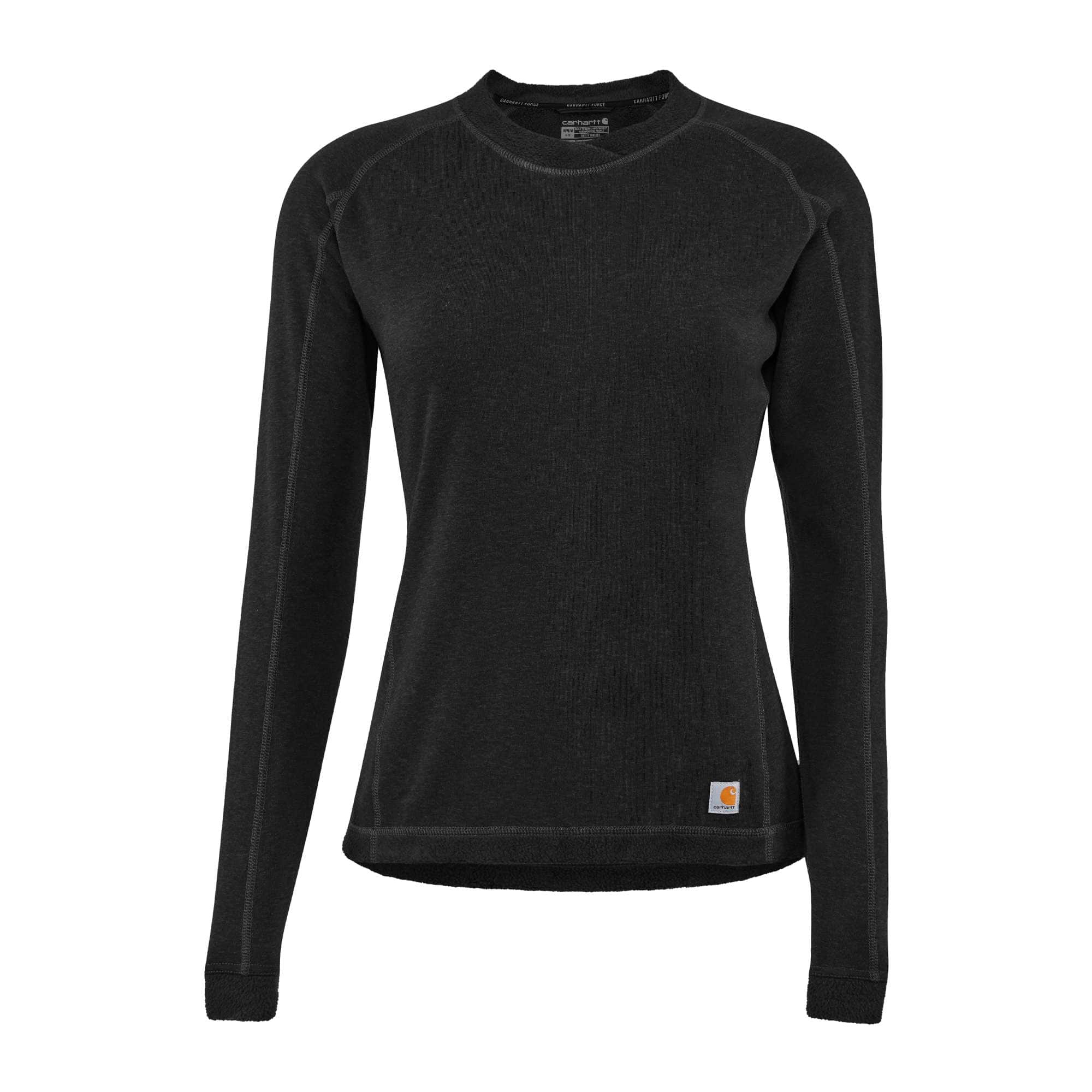 Women's Carhartt Force® Heavyweight Synthetic Wool-Blend Fleece Base Layer Crewneck Top