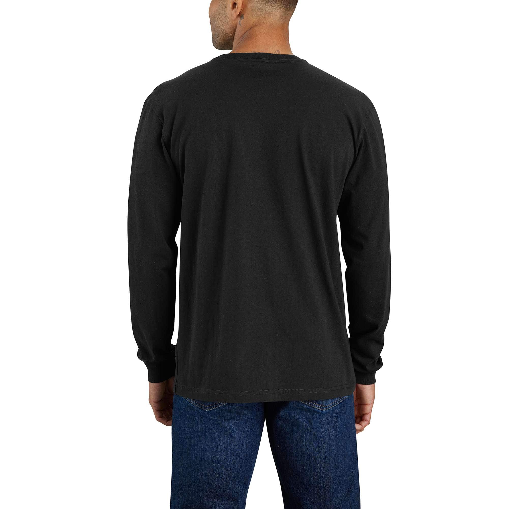 Relaxed Fit Midweight Long-Sleeve Flag Graphic T-Shirt