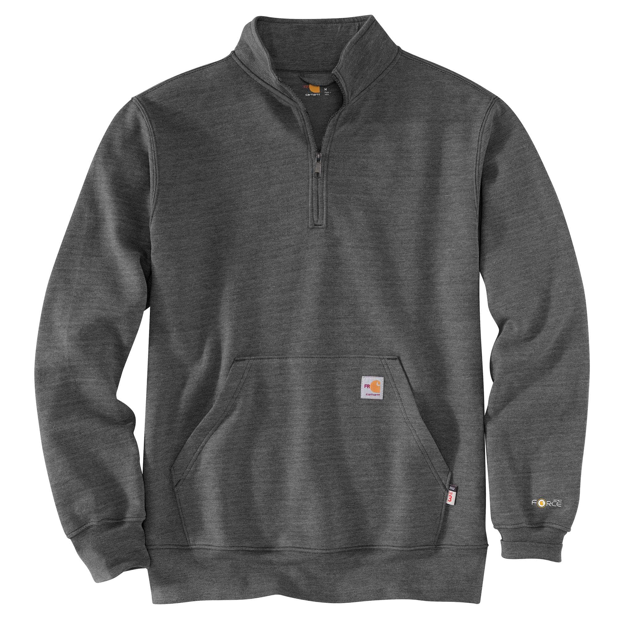 Flame-Resistant Carhartt Force® Loose Fit Midweight  Mock Neck Sweatshirt