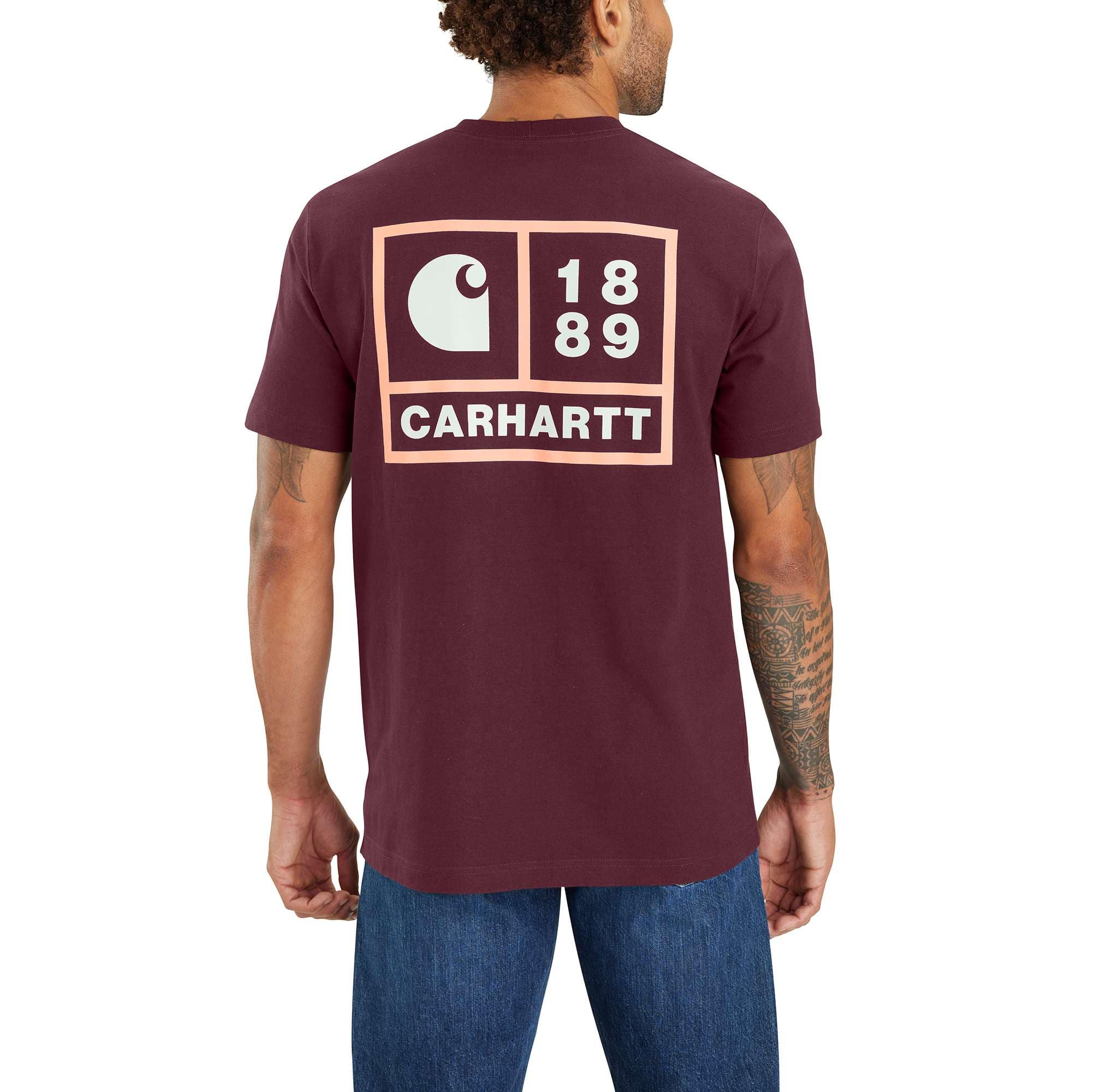 Relaxed Fit Heavyweight Short-Sleeve Pocket 1889 Graphic T-Shirt