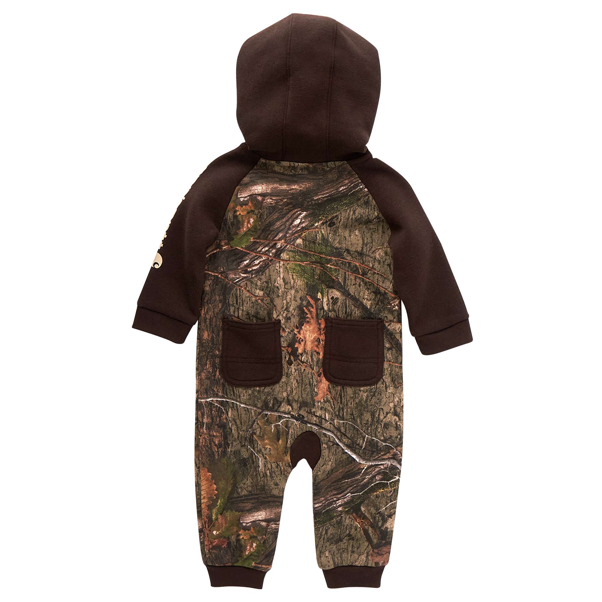 Boys' Long-Sleeve Zip-Front Hooded Camo Coverall (Infant)