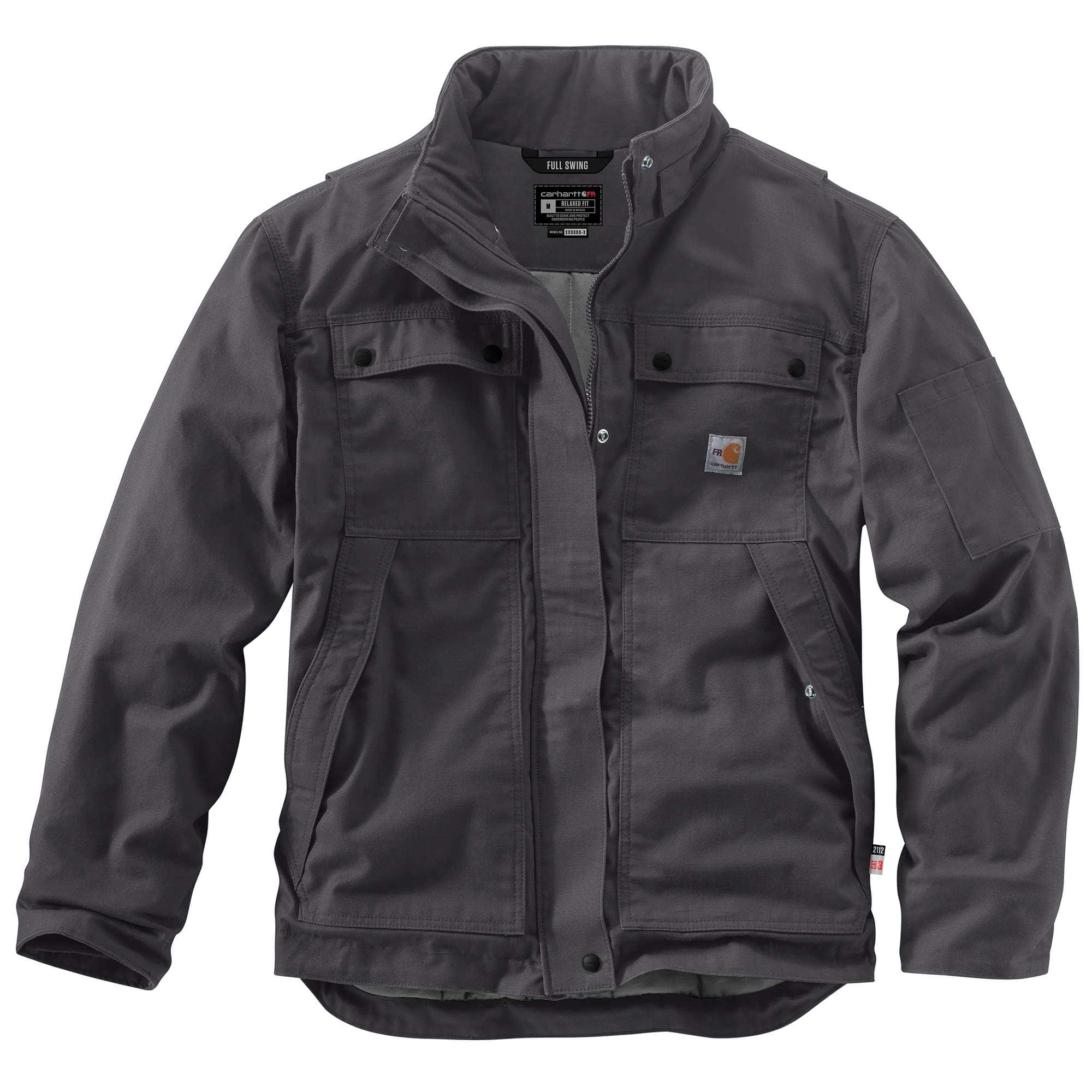 Flame-Resistant Full Swing® Quick Duck® Coat - 2 Warmer Rating