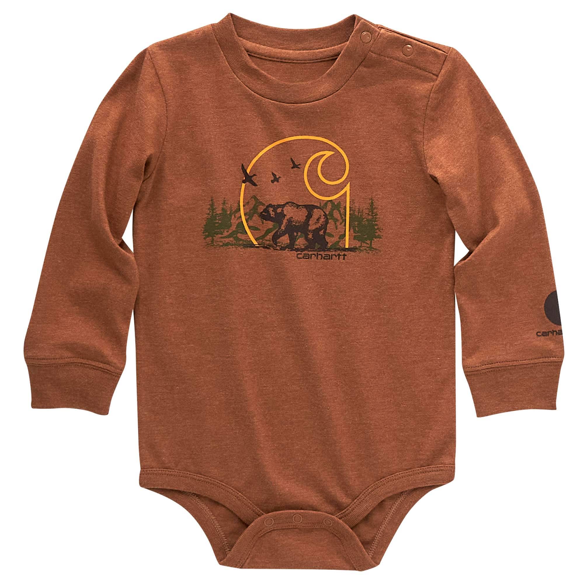 Boys' Long-Sleeve Bear Bodysuit