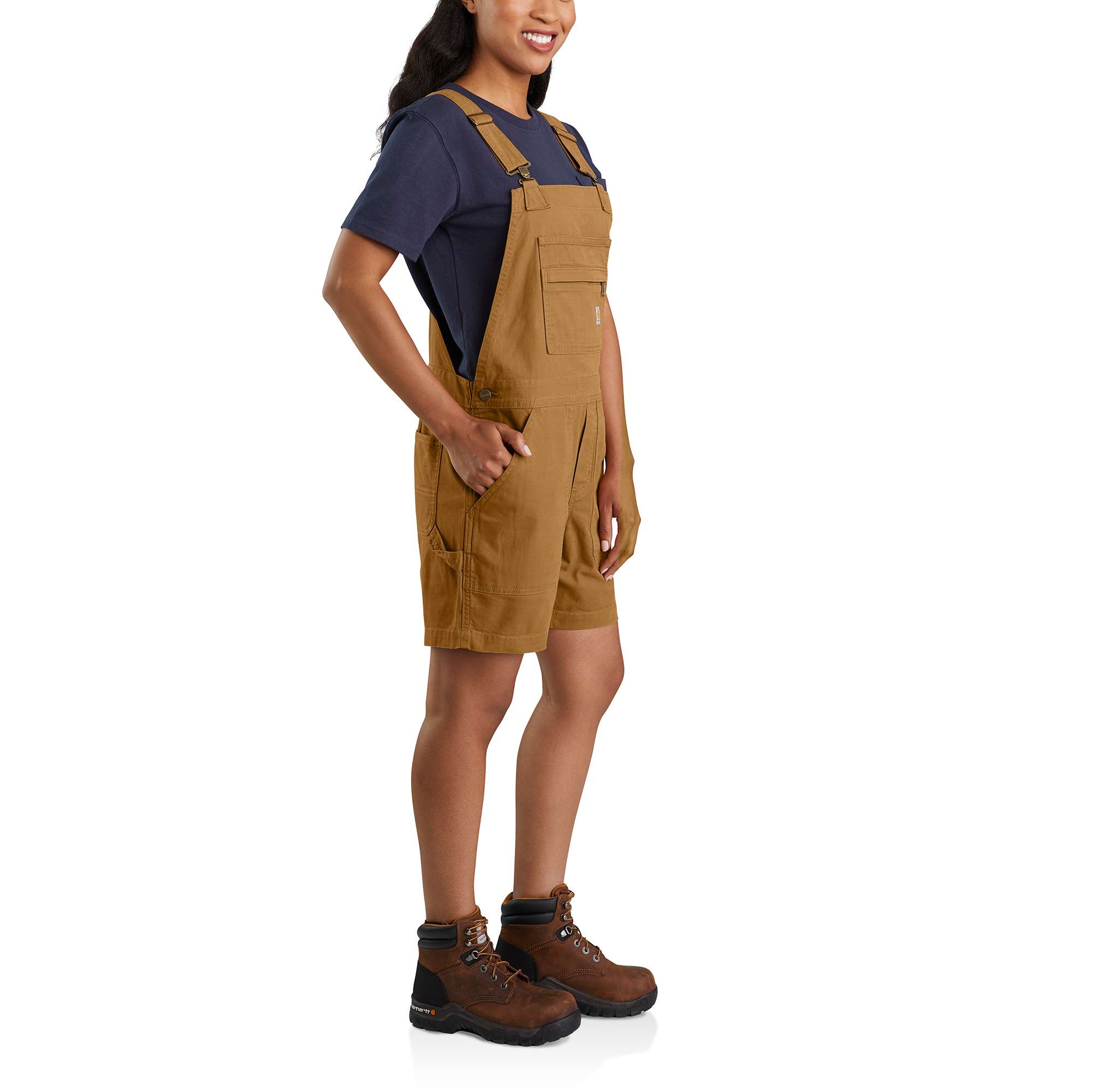 Women's Rugged Flex® Relaxed Fit Canvas Shortall