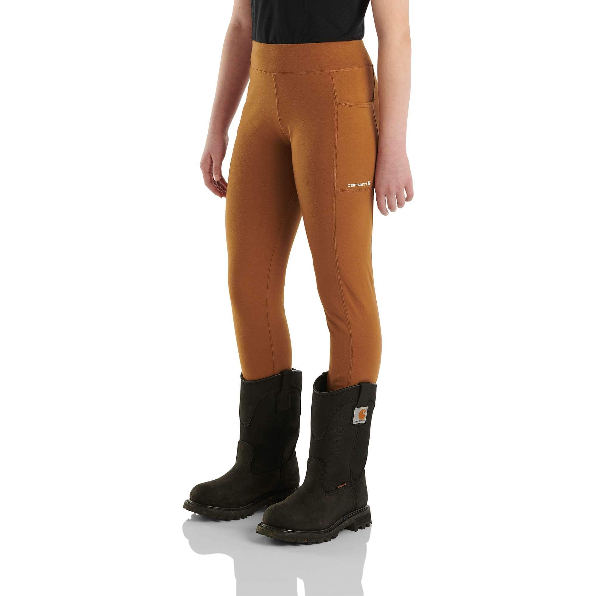 Girls' TOUGH COTTON™ Fitted Utility Leggings