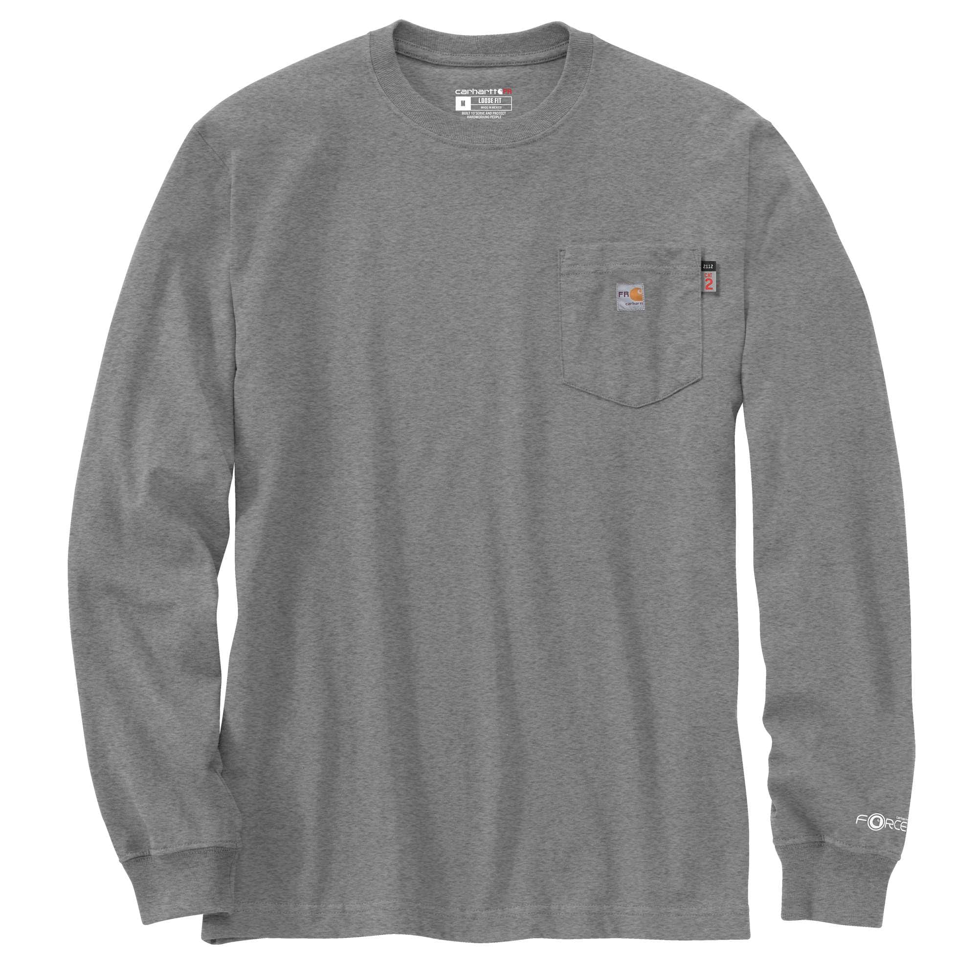 Flame Resistant Carhartt Force® Loose Fit Lightweight Long-Sleeve C Graphic T-Shirt
