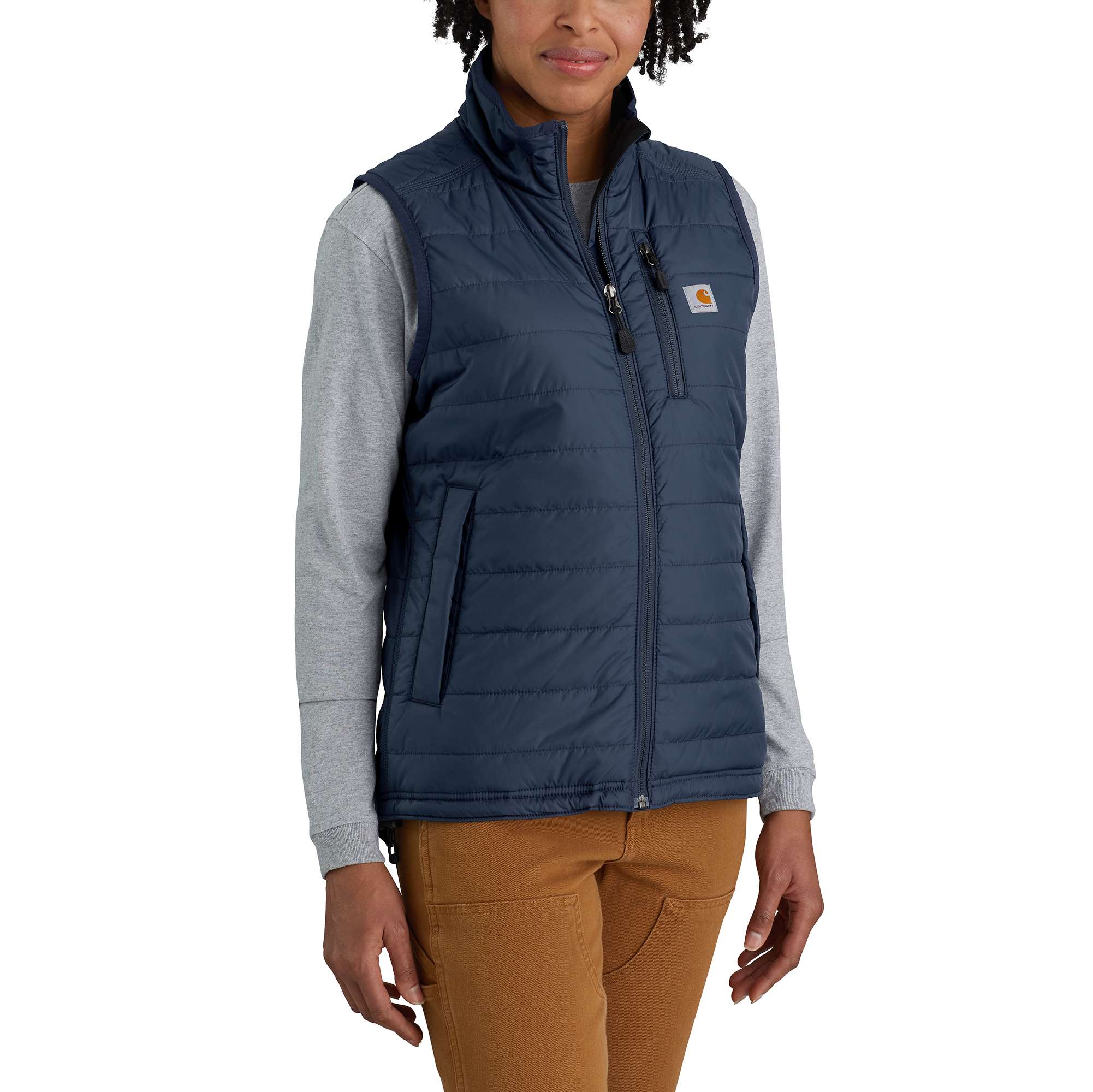 Women' Rain Defender® Nylon Insulated Mock-Neck Vest