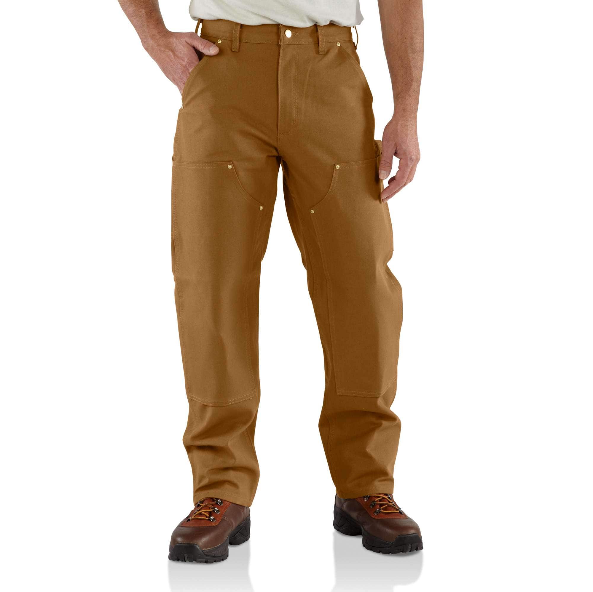 Loose Fit Firm Duck Double-Front Utility Work Pant