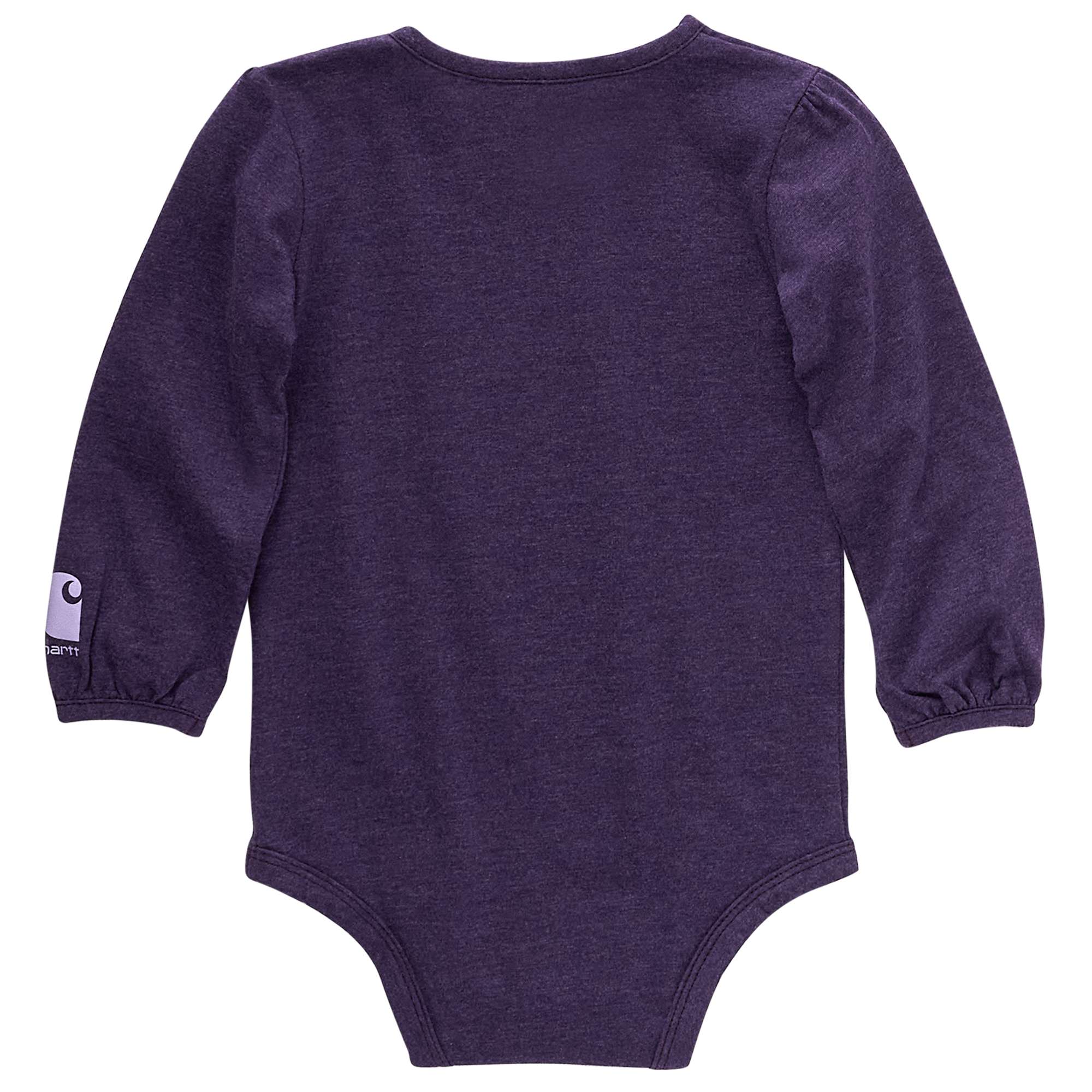 Girls' Long-Sleeve Floral Bunny Bodysuit